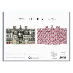 Galison Liberty London Tudor Building 750 Piece Shaped Jigsaw Puzzle