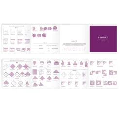 Galison Liberty Origami Treasure Box Kit