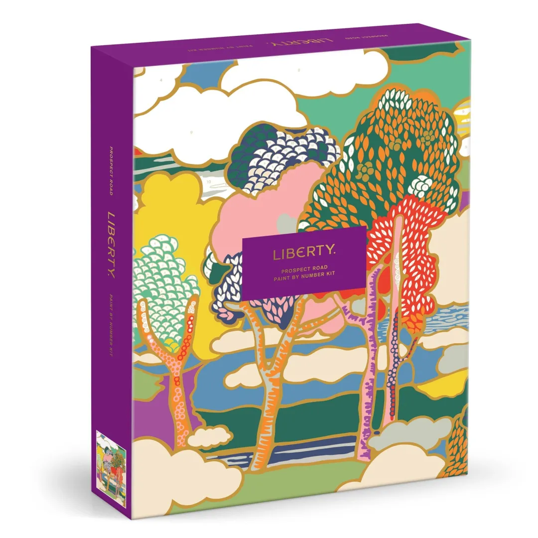 Galison Liberty Prospect Road 9 x 12 Paint by Number Kit