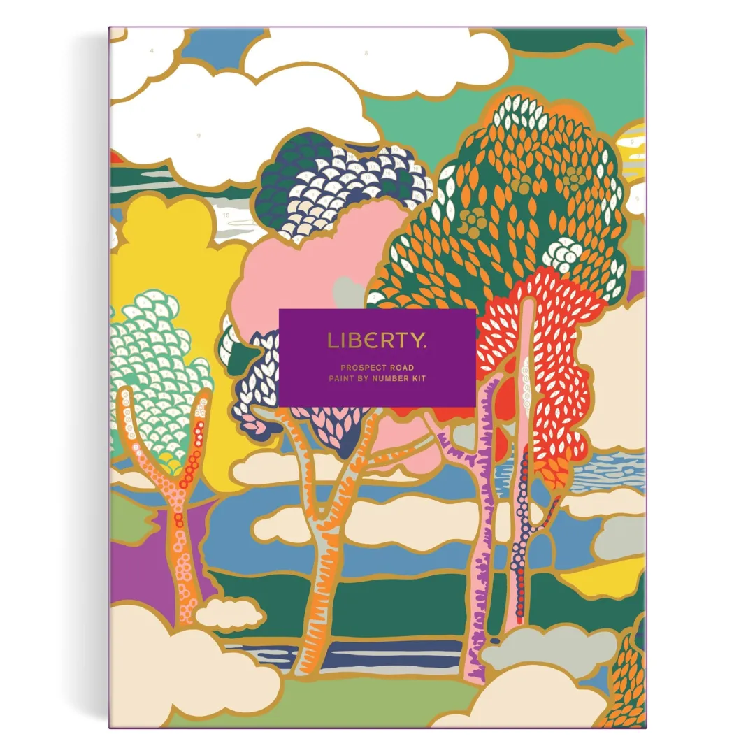 Galison Liberty Prospect Road 9 x 12 Paint by Number Kit