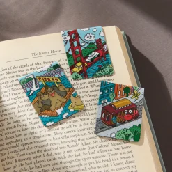 Galison Life In The City By The Bay Magnetic Bookmarks