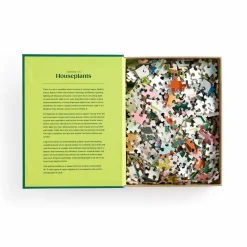 Galison Lighting 101: Houseplants 500 Piece Book Puzzle