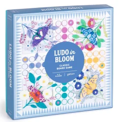 Galison Ludo In Bloom Classic Board Game Set