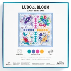 Galison Ludo In Bloom Classic Board Game Set