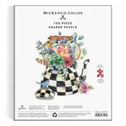 Galison MacKenzie-Childs Blooming Kettle 750 Piece Shaped Puzzle