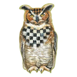 Galison MacKenzie-Childs Woodland Owl 250 Piece Shaped Wood Puzzle