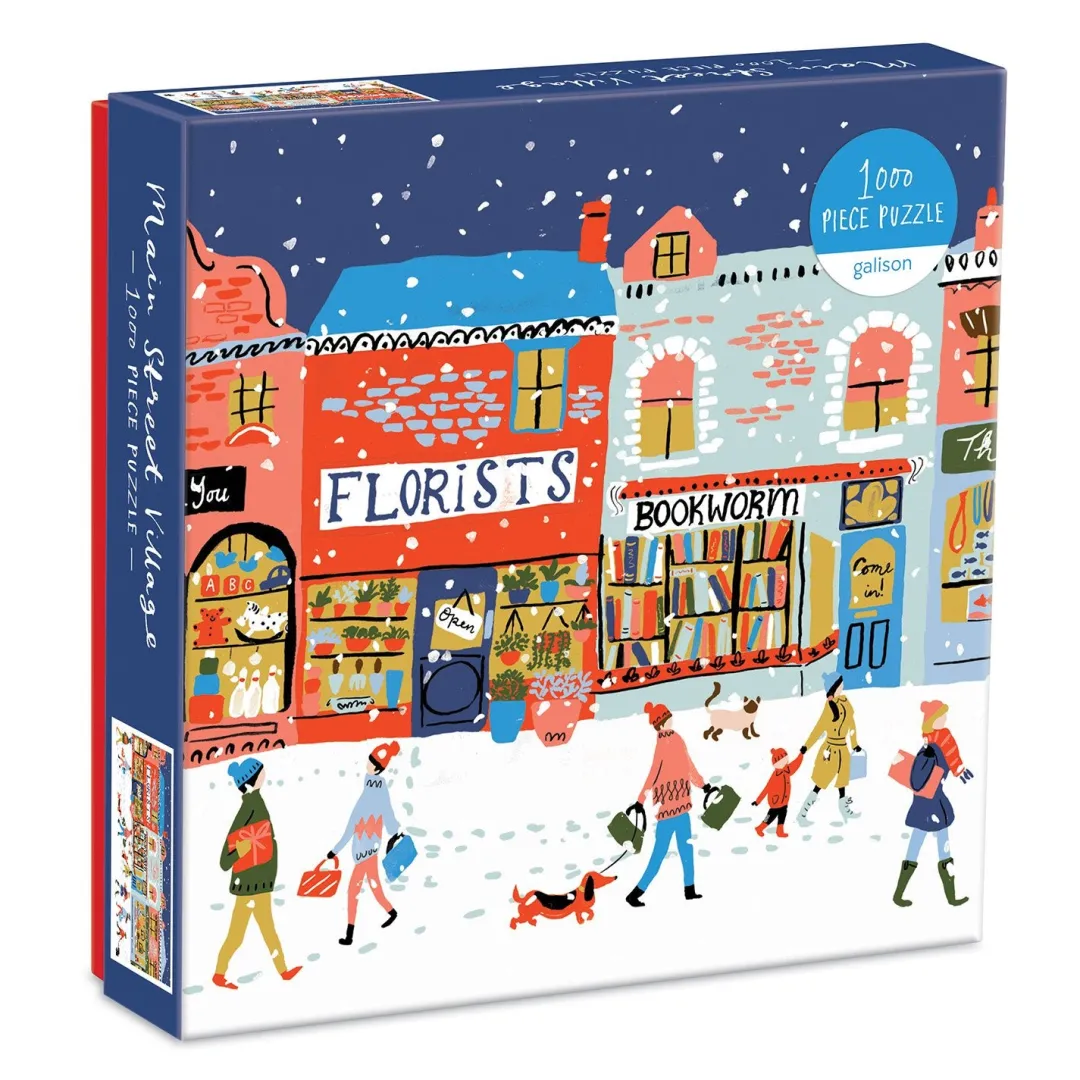 Galison Main Street Village 1000 Piece Jigsaw Puzzle