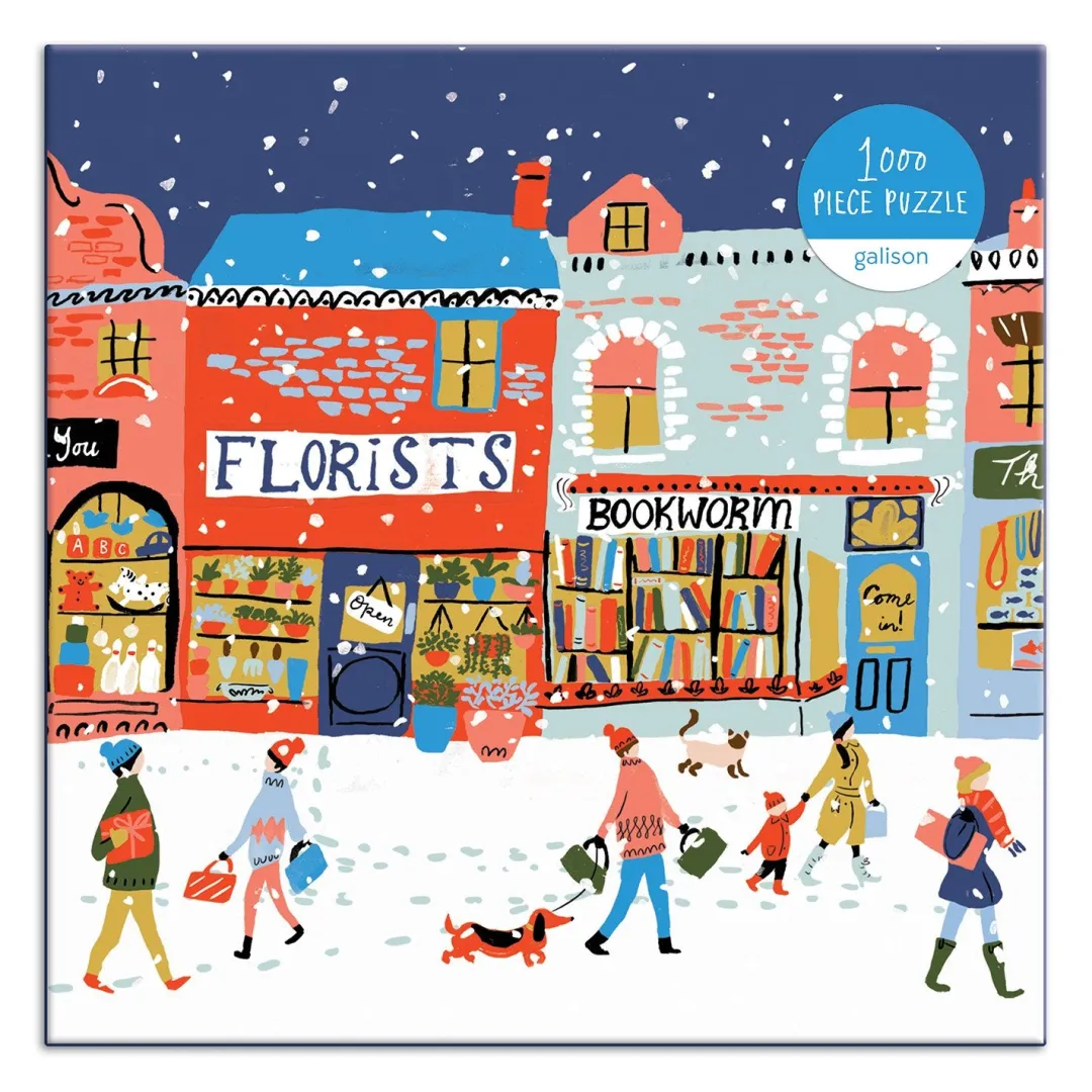 Galison Main Street Village 1000 Piece Jigsaw Puzzle