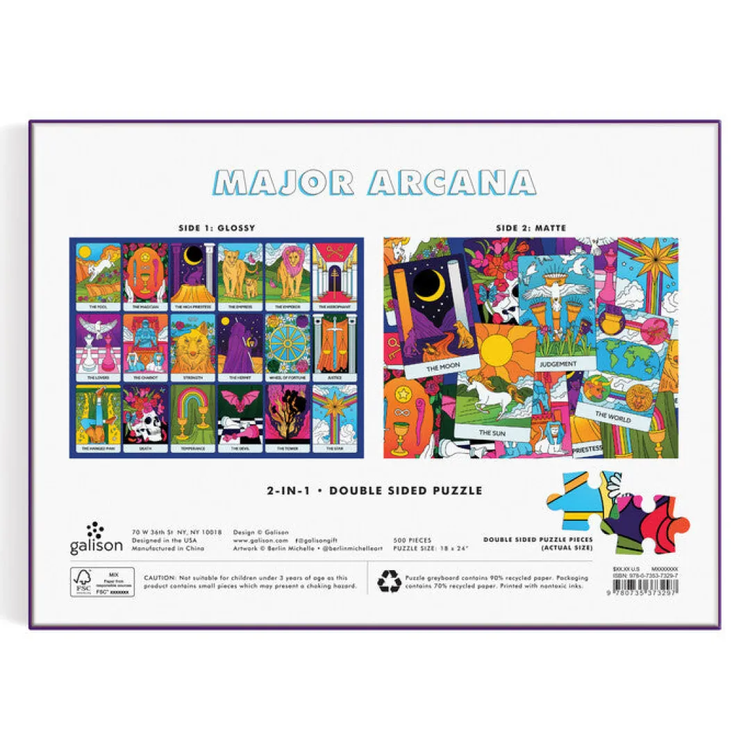 Galison Major Arcana 500 Piece Double Sided Puzzle