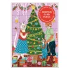 Galison Meowy Christmas Greeting Card Puzzle