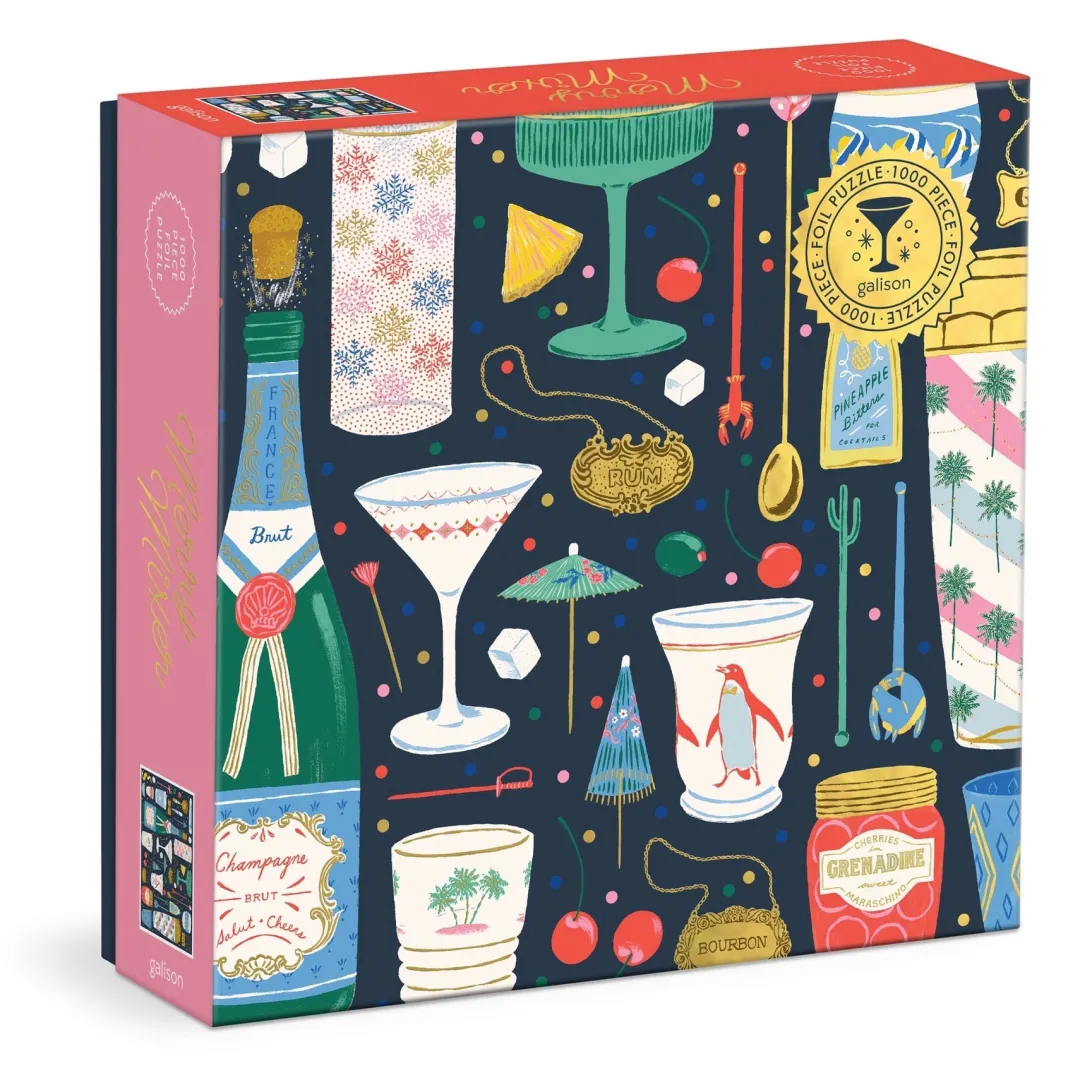 Galison Merry Mixer 1000 Piece Foil Puzzle