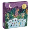 Galison Merry Moonlight Skaters 500 Piece Foil Jigsaw Puzzle