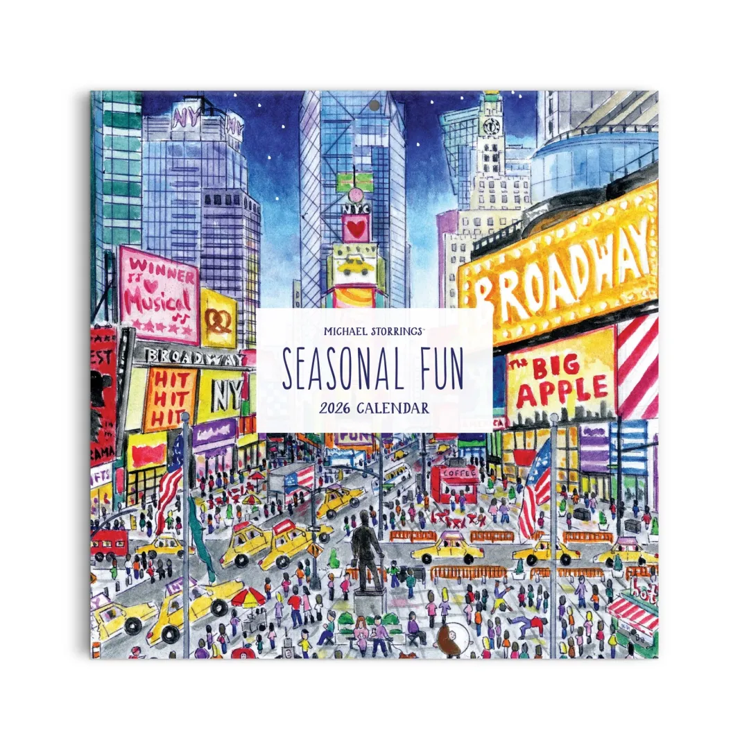Galison Michael Storrings 2026 Classic 12 x 12 Wall Calendar