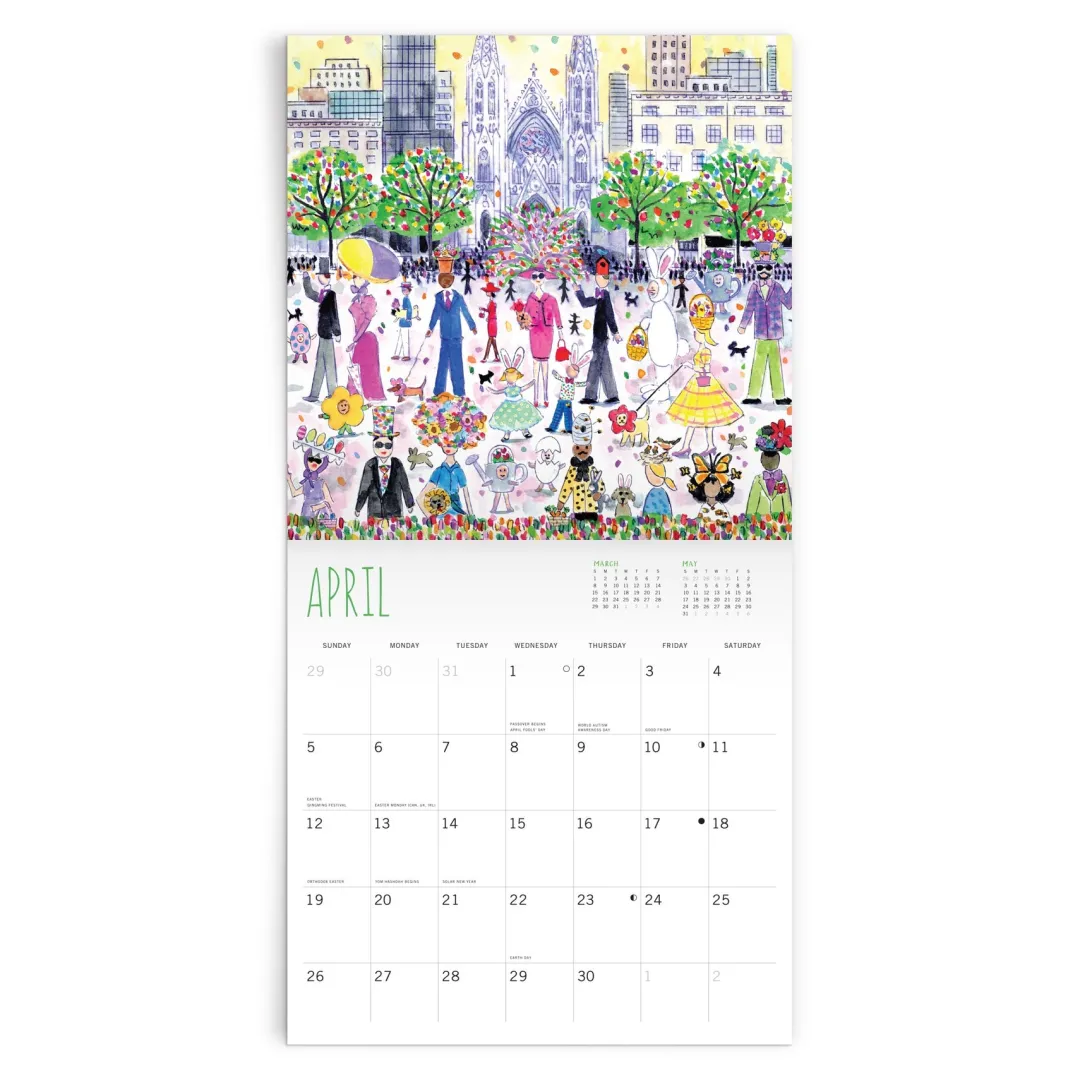 Galison Michael Storrings 2026 Classic 12 x 12 Wall Calendar