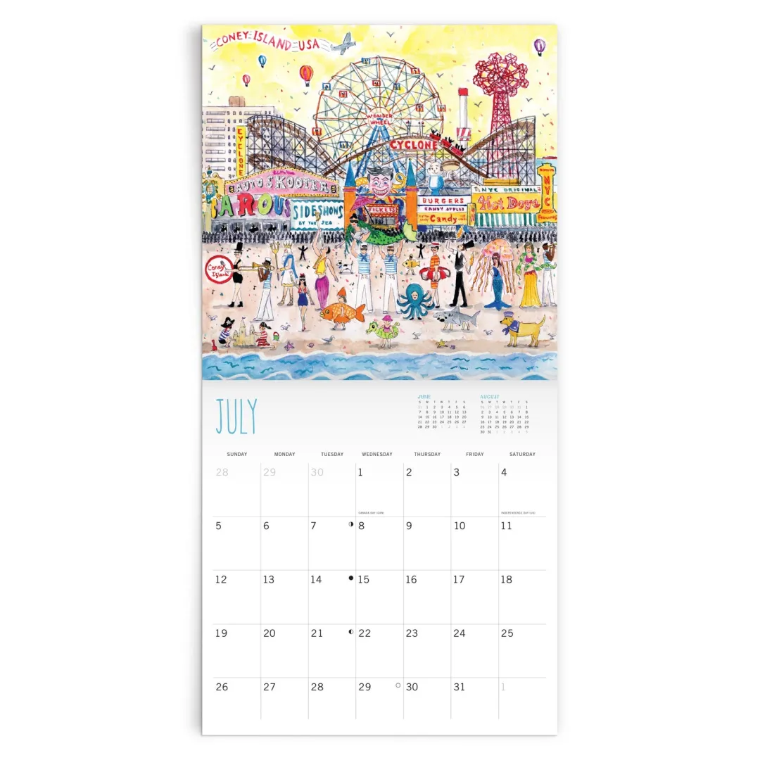 Galison Michael Storrings 2026 Classic 12 x 12 Wall Calendar