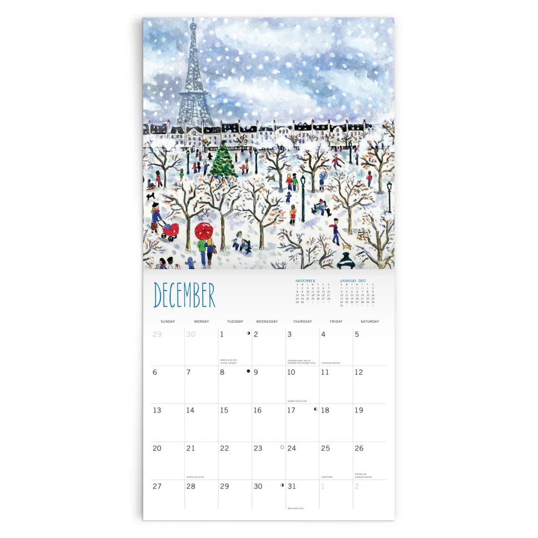 Galison Michael Storrings 2026 Classic 12 x 12 Wall Calendar