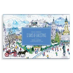 Galison Michael Storrings 12 Days of Christmas Advent Puzzle Calendar