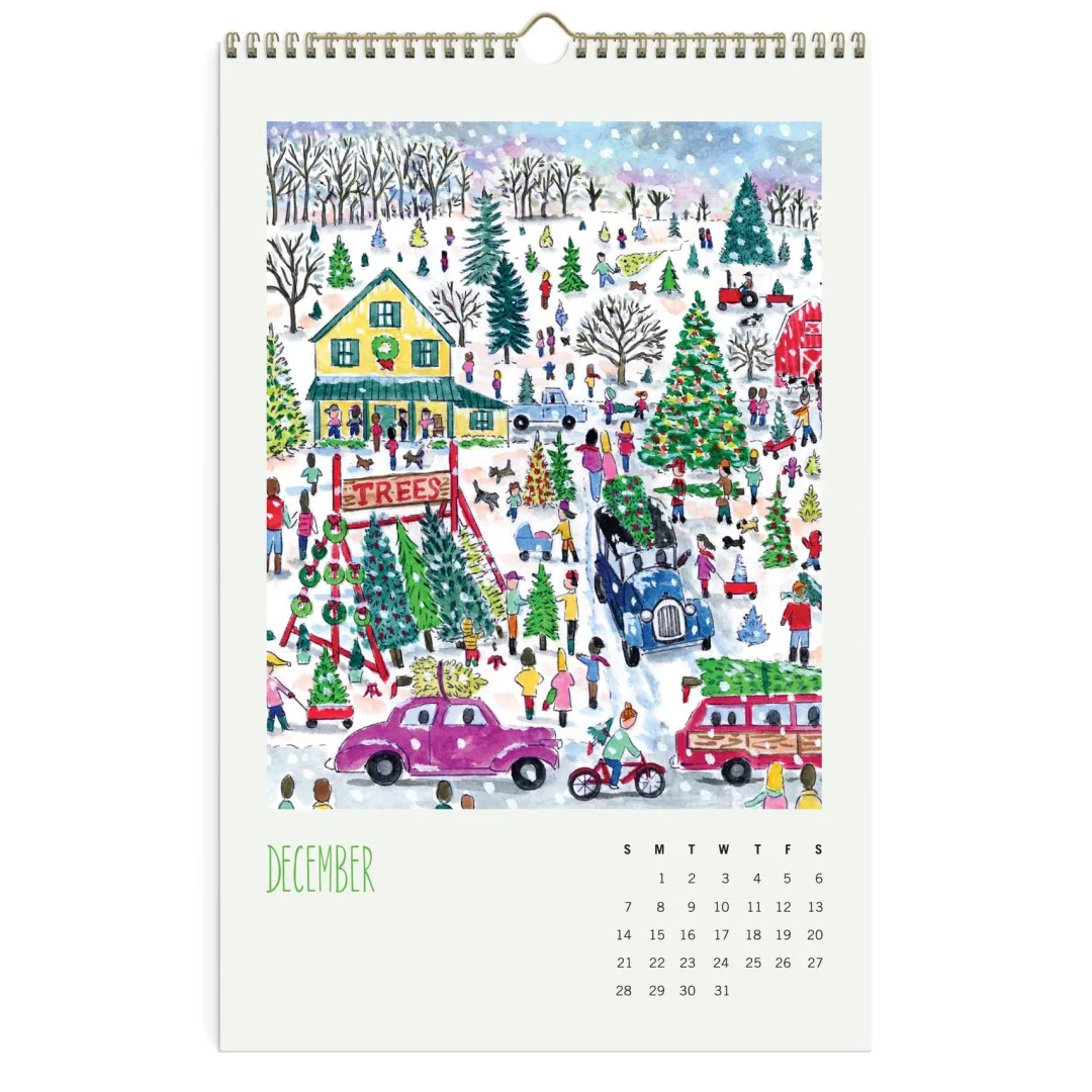 Galison Michael Storrings 2025 Wall Calendar