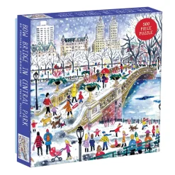 Galison Michael Storrings Bow Bridge In Central Park 500 Piece Jigsaw Puzzle