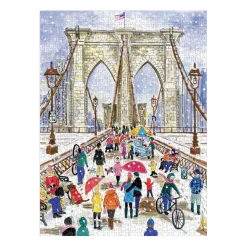 Galison Michael Storrings Brooklyn Bridge 1000 Piece Jigsaw Puzzle