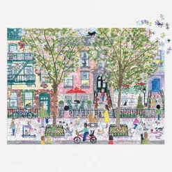 Galison Michael Storrings Cats in the City 1000 Piece Puzzle