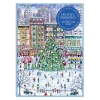 Galison Michael Storrings Christmas in the City Greeting Card Puzzle