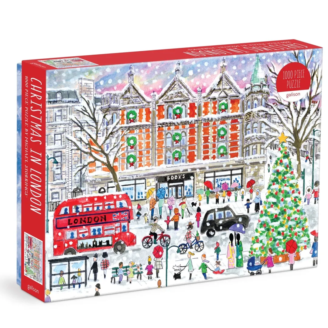 Galison Michael Storrings Christmas in London 1000 Piece Puzzle