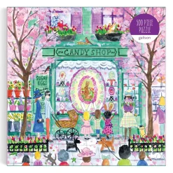 Galison Michael Storrings Easter Candy Shop 500 Piece Puzzle
