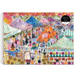 Galison Michael Storrings Harvest Market 1000 Piece Puzzle