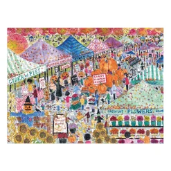 Galison Michael Storrings Harvest Market 1000 Piece Puzzle
