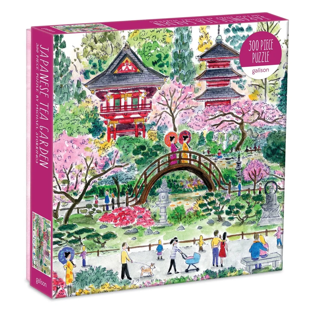 Galison Michael Storrings Japanese Tea Garden 300 Piece Jigsaw Puzzle