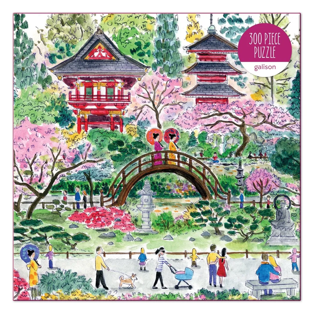 Galison Michael Storrings Japanese Tea Garden 300 Piece Jigsaw Puzzle