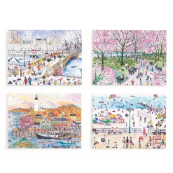 Galison Michael Storrings Landscapes Greeting Card Assortment