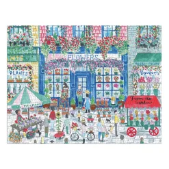 Galison Michael Storrings Market in Bloom 2000 Piece Puzzle