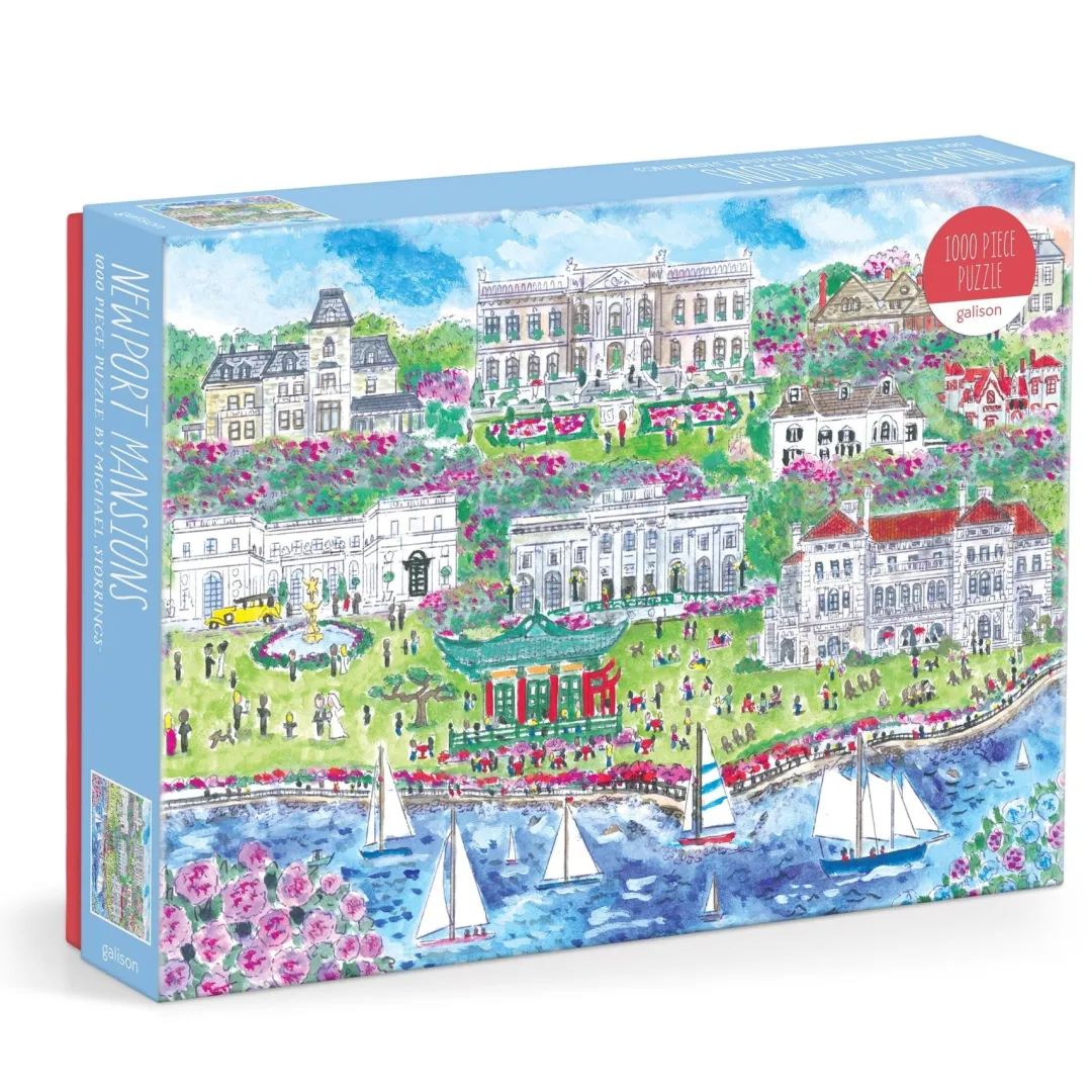 Galison Michael Storrings Newport Mansions 1000 Piece Puzzle