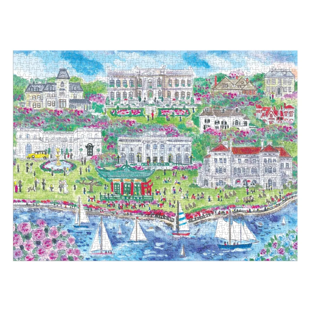 Galison Michael Storrings Newport Mansions 1000 Piece Puzzle