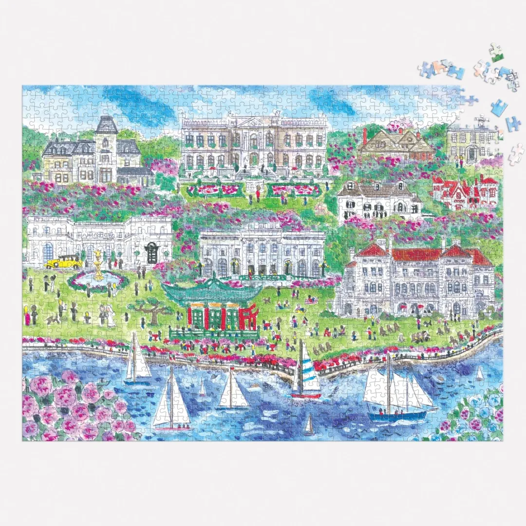 Galison Michael Storrings Newport Mansions 1000 Piece Puzzle