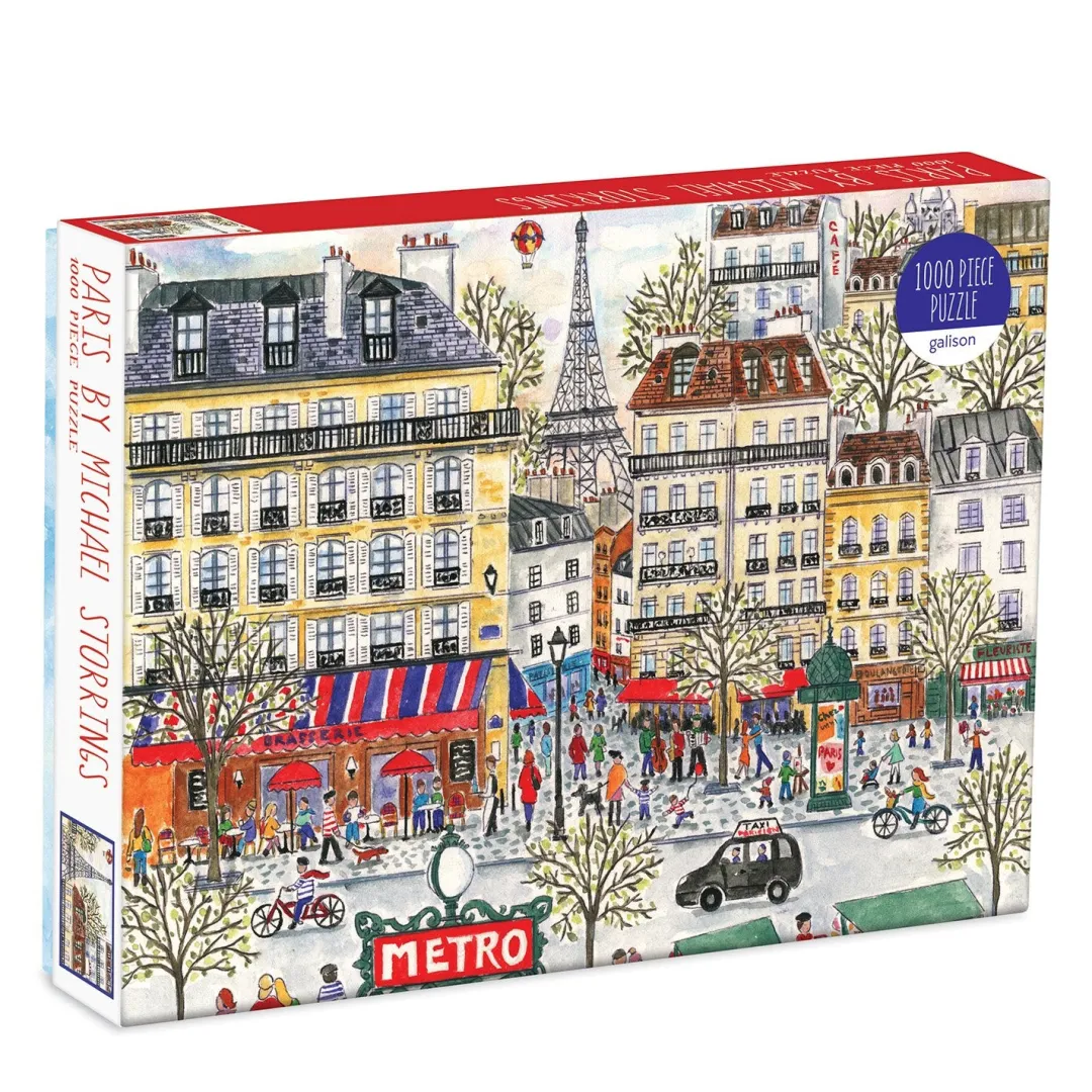 Galison Michael Storrings Paris 1000 Piece Jigsaw Puzzle