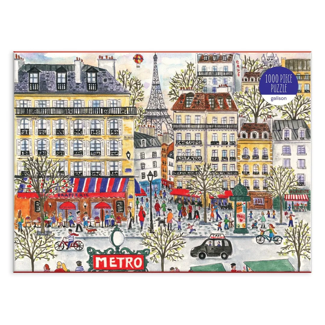 Galison Michael Storrings Paris 1000 Piece Jigsaw Puzzle