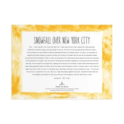 Galison Michael Storrings Snowfall Over New York City 1000 Piece Puzzle