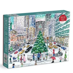 Galison Michael Storrings Snowfall on Park Avenue 1000 Piece Puzzle