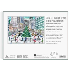 Galison Michael Storrings Snowfall on Park Avenue 1000 Piece Puzzle