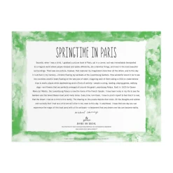 Galison Michael Storrings Springtime in Paris 1000 Piece Puzzle