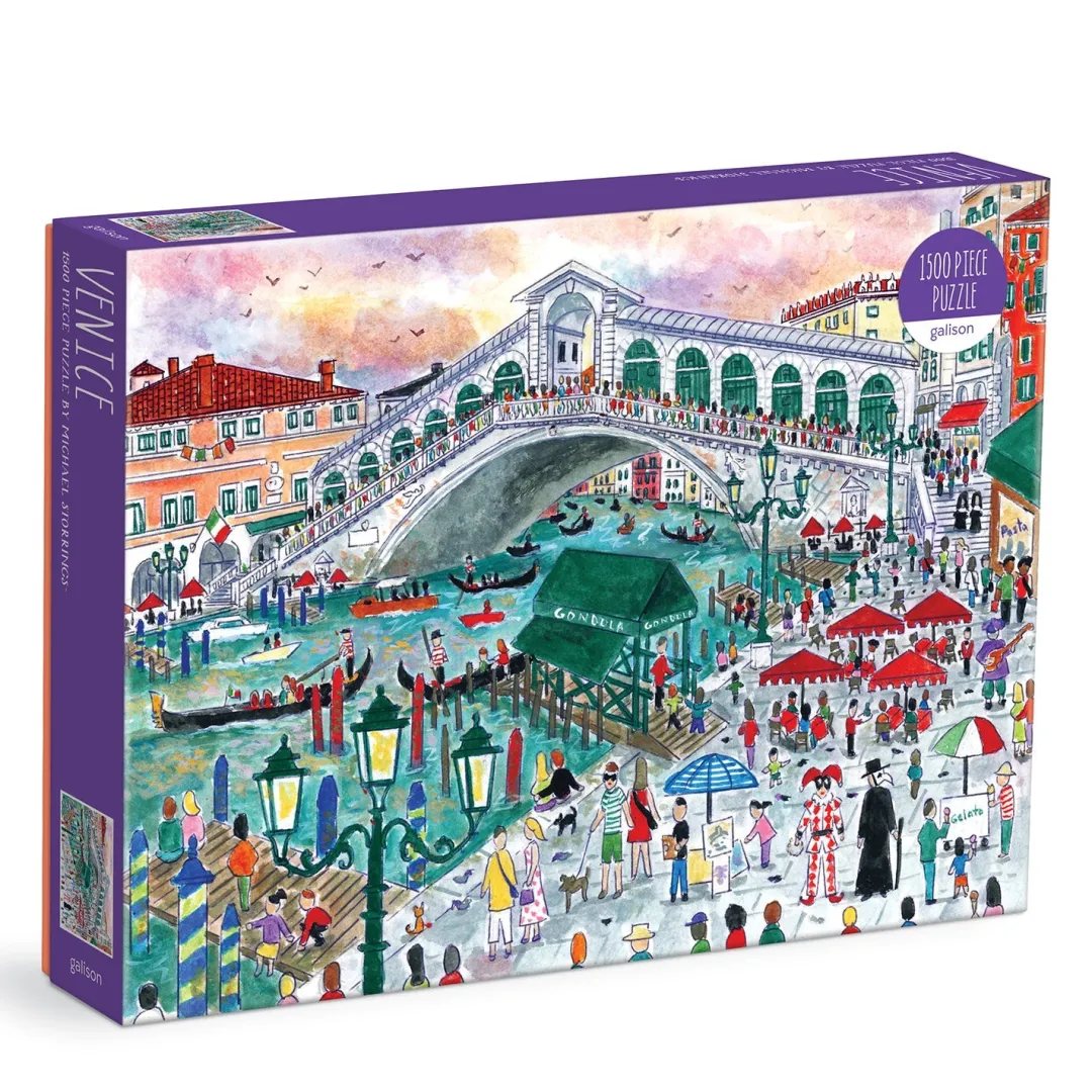 Galison Michael Storrings Venice 1500 Piece Puzzle