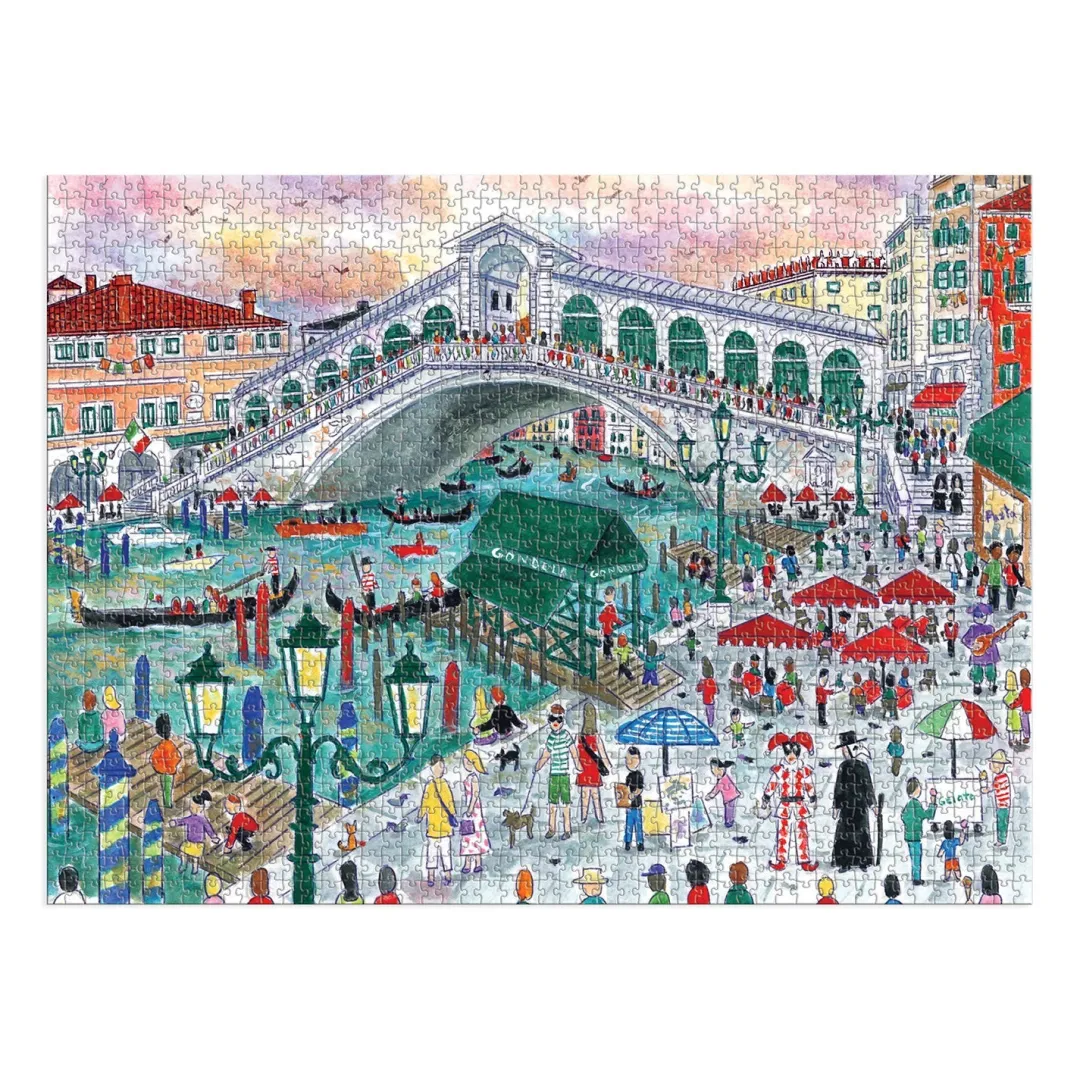 Galison Michael Storrings Venice 1500 Piece Puzzle