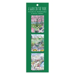 Galison Michael Storrings Walk in the Park Magnetic Bookmarks
