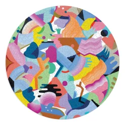 Galison Mina Hamada Luna de Flor 1000 Piece Round Puzzle