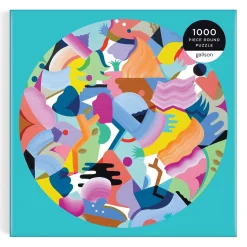 Galison Mina Hamada Luna de Flor 1000 Piece Round Puzzle