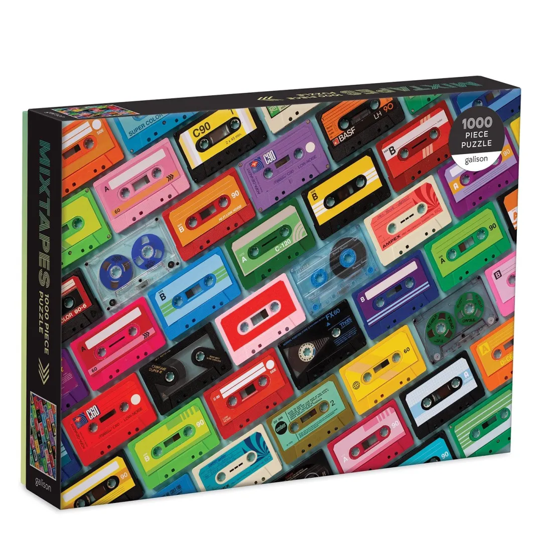 Galison Mixtapes 1000 Piece Jigsaw Puzzle