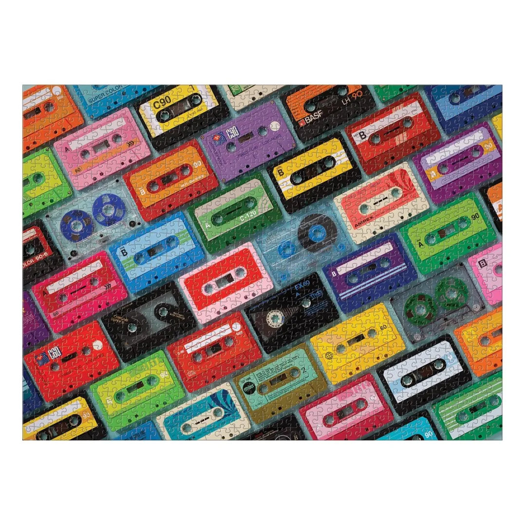 Galison Mixtapes 1000 Piece Jigsaw Puzzle